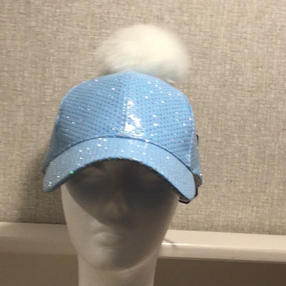 Light Blue Sparkling Cap - Picture 2 of 5